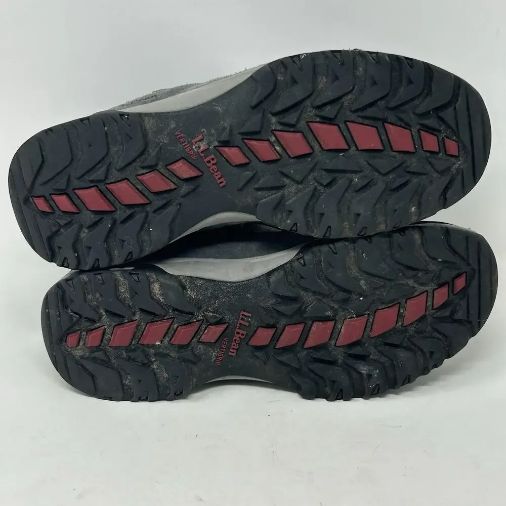 L.L. Bean Men's Hiking Boots Size‎ 9 Gray Suede Tek 2.5 Waterproof Ankle 299636